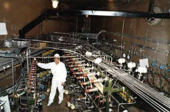 Cables and wall openings at Smolensk Nuclear Power Plant